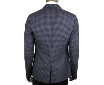 Gucci - Gucci Men's Formal Midnight Blue Grey Wool Jacket 2 Buttons