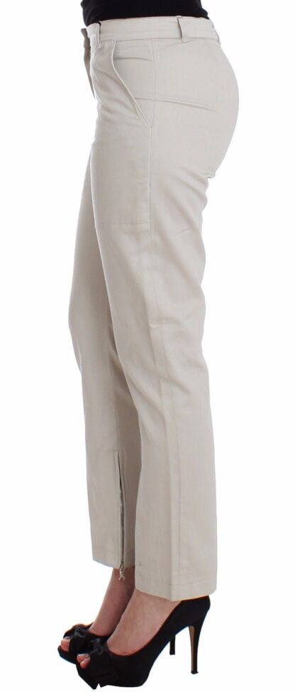 Ermanno Scervino - Elegantly Tailored Beige Slim Dress Pants