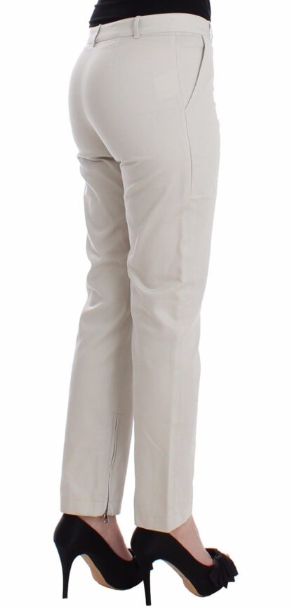 Ermanno Scervino - Elegantly Tailored Beige Slim Dress Pants