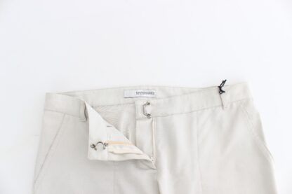 Ermanno Scervino - Elegantly Tailored Beige Slim Dress Pants