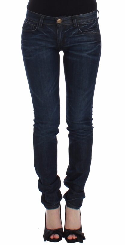 Ermanno Scervino - Ermanno Scervino Chic Dark Blue Skinny Jeans