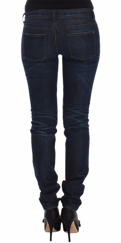 Ermanno Scervino - Ermanno Scervino Chic Dark Blue Skinny Jeans