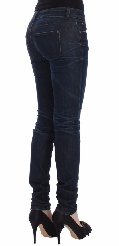 Ermanno Scervino - Ermanno Scervino Chic Dark Blue Skinny Jeans