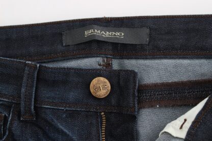 Ermanno Scervino - Ermanno Scervino Chic Dark Blue Skinny Jeans