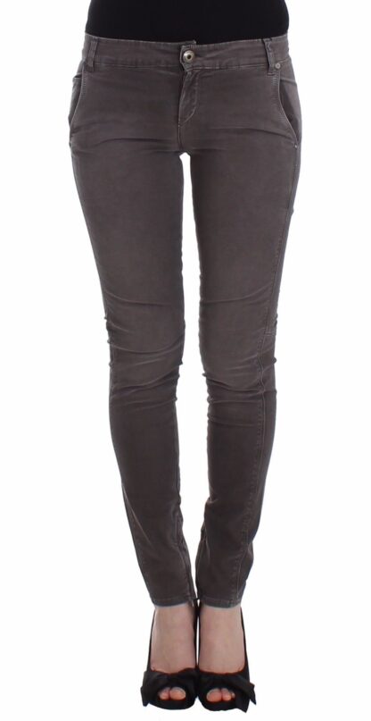 Ermanno Scervino - Chic Gray Slim Leg Jeans - Elegance Meets Comfort