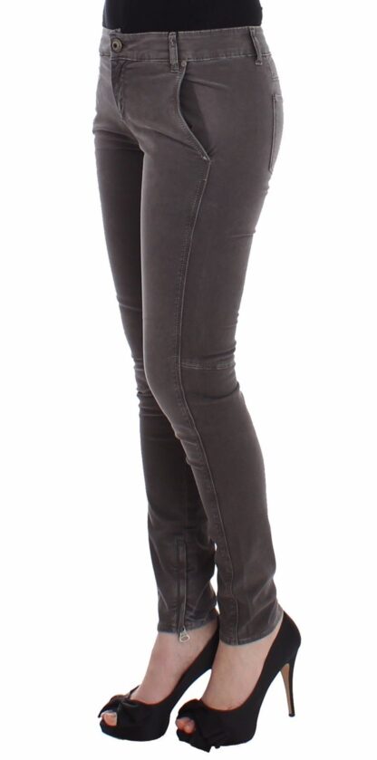 Ermanno Scervino - Chic Gray Slim Leg Jeans - Elegance Meets Comfort