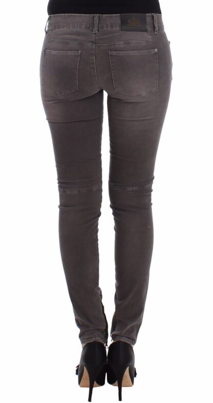 Ermanno Scervino - Chic Gray Slim Leg Jeans - Elegance Meets Comfort