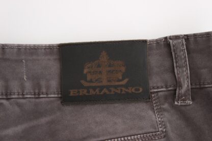 Ermanno Scervino - Chic Gray Slim Leg Jeans - Elegance Meets Comfort