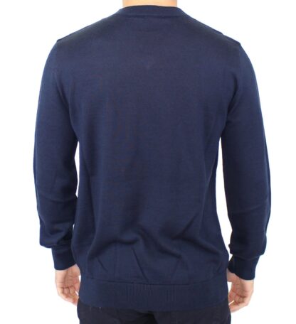 Ermanno Scervino - Elegant Blue V-Neck Wool Blend Pullover