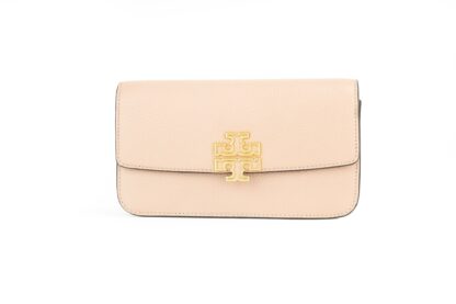 Tory Burch - Britten Small Meadowsweet Leather Chain Wallet Crossbody Bag