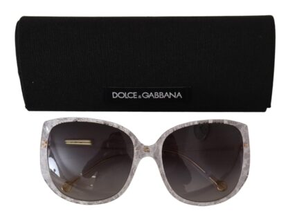 Dolce & Gabbana - Chic Clear Lace-Embed Sunglasses