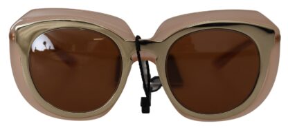 Dolce & Gabbana - Elegant Gold-Toned Gradient Sunglasses