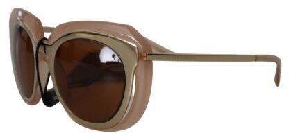 Dolce & Gabbana - Elegant Gold-Toned Gradient Sunglasses