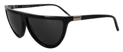 Dolce & Gabbana - Chic Semi Circular Black Sunglasses