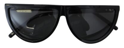 Dolce & Gabbana - Chic Semi Circular Black Sunglasses