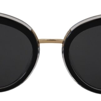 Dolce & Gabbana - Chic Semi Circular Black Sunglasses