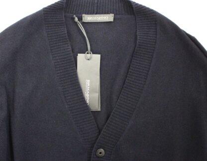 Ermanno Scervino - Chic Blue Wool Blend Cardigan Sweater