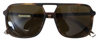 Dolce & Gabbana - Chic Basalto Collection Brown Sunglasses