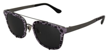 Dolce & Gabbana - Chic Purple Lens Metal Frame Sunglasses