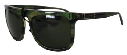 Dolce & Gabbana - Chic Green Acetate Women's Sunglasses