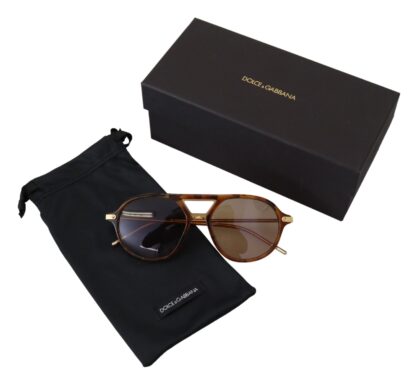 Dolce & Gabbana - Chic Brown Acetate Sunglasses for Women