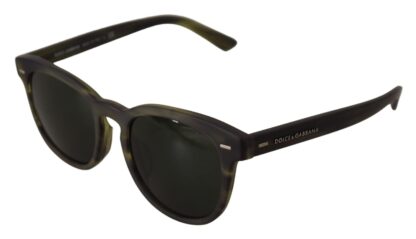 Dolce & Gabbana - Chic Havana Green Designer Sunglasses