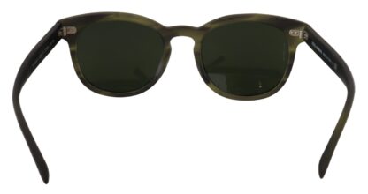 Dolce & Gabbana - Chic Havana Green Designer Sunglasses