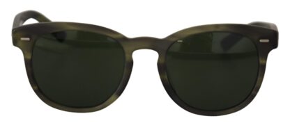 Dolce & Gabbana - Chic Havana Green Designer Sunglasses