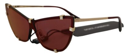 Dolce & Gabbana - Elegant Cat Eye Bordeaux Sunglasses