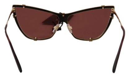 Dolce & Gabbana - Elegant Cat Eye Bordeaux Sunglasses