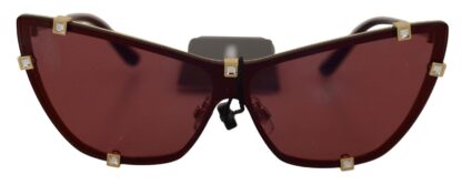 Dolce & Gabbana - Elegant Cat Eye Bordeaux Sunglasses