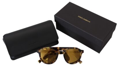 Dolce & Gabbana - Chic Tortoiseshell Acetate Sunglasses