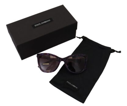 Dolce & Gabbana - Elegant Purple Cat Eye Sunglasses