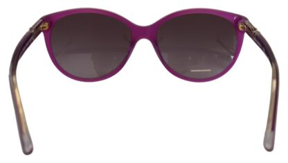 Dolce & Gabbana - Chic Purple Acetate Round Sunglasses