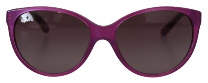 Dolce & Gabbana - Chic Purple Acetate Round Sunglasses