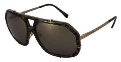 Dolce & Gabbana - Chic Camo Metal Frame Sunglasses