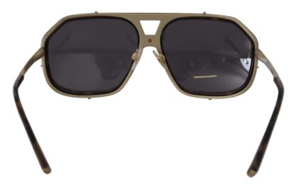 Dolce & Gabbana - Chic Camo Metal Frame Sunglasses