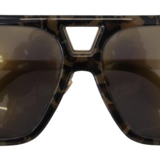 Dolce & Gabbana - Chic Floral-Formed Black and Gold Sunglasses