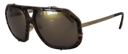 Dolce & Gabbana - Chic Camo Metal Frame Sunglasses