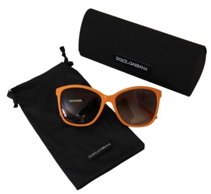 Dolce & Gabbana - Chic Orange Round Sunglasses for Women