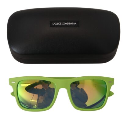 Dolce & Gabbana - Acid Green Chic Full Rim Sunglasses