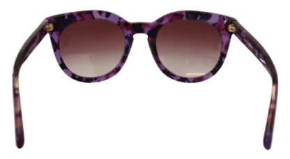 Dolce & Gabbana - Chic Tortoiseshell Purple Lens Sunglasses