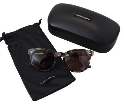 Dolce & Gabbana - Elegant Brown Acetate Sunglasses