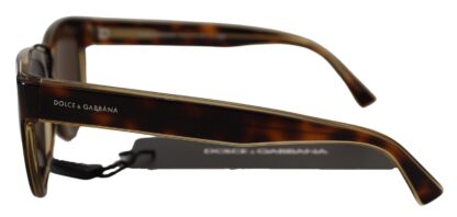 Dolce & Gabbana - Chic Unisex Brown Acetate Sunglasses