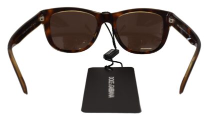 Dolce & Gabbana - Chic Unisex Brown Acetate Sunglasses