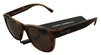 Dolce & Gabbana - Chic Unisex Brown Acetate Sunglasses