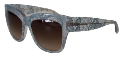 Dolce & Gabbana - Elegant Lace-Trimmed Gradient Sunglasses