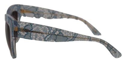 Dolce & Gabbana - Elegant Lace-Trimmed Gradient Sunglasses