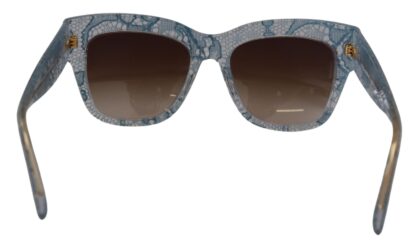 Dolce & Gabbana - Elegant Lace-Trimmed Gradient Sunglasses