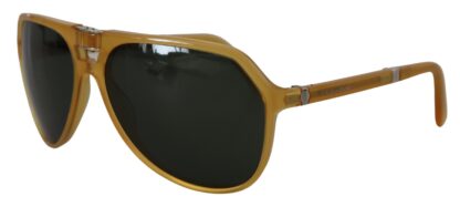 Dolce & Gabbana - Chic Yellow Aviator Acetate Sunglasses